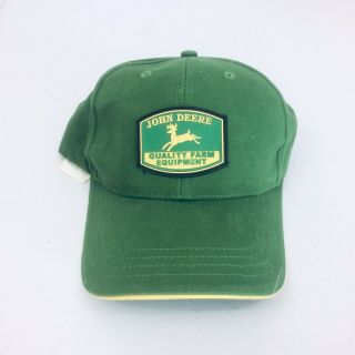 John Deere Strap Back Quality Farm Equipment Hat