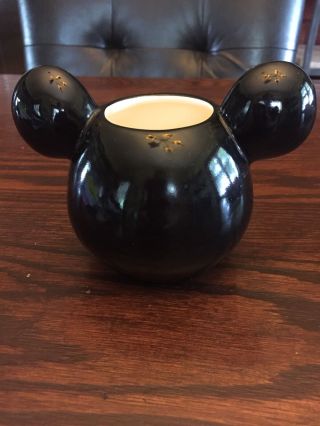 Mickey Mouse Ceramic Hand Painted Head & Ears Tumbler Mug Cup Planters Vintage 3