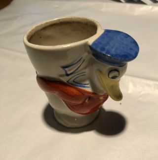 Antique Walt Disney Donald Duck Egg Cup From 1930s
