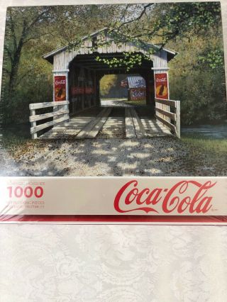 Coca Cola Coke Jigsaw Puzzle The Covered Bridge Covered Bridge