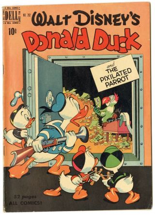 Donald Duck Four Color 282 Vf - 7.  5 Ow/white Pages Carl Barks Art Dell 1950
