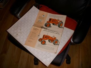 Vintage Allis - Chalmers Tractor / Machinery Dealer Sales Brochure