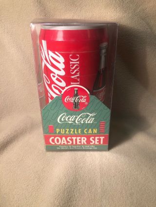Coca - Cola Puzzle Can Coaster Set