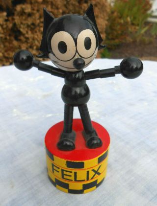 Vintage Felix The Cat Push Up Toy By Ftcp,  Inc.
