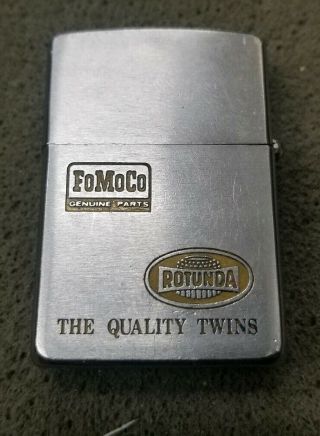 Vintage 1962 Ford Rotunda Sales Award Zippo Lighter