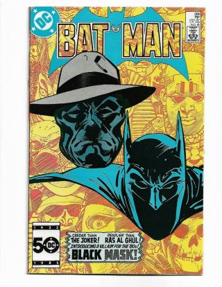 Batman 386 1st Black Mask Key Issue Dc Comics White Pages