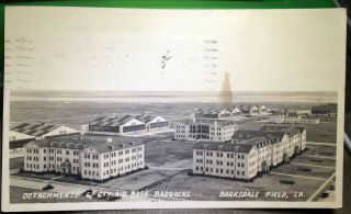 Barksdale Air Force Base Barksdale Field,  Louisiana Photo Post Card Bossier City