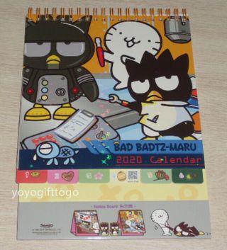 2020 Sanrio Bad Badtz Maru Xo Desk Calendars With Stickers