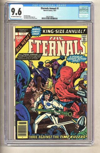 Eternals Annual 1 (cgc 9.  6) Ow/w Pgs; Jack Kirby; Marvel Comics; 1977 (c 26187)