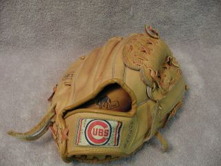 Vintage Chicago Cubs Baseball Glove Official Major League With Pro Pocket Japan