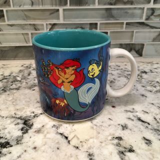 Vintage Walt Disney The Little Mermaid Coffee Mug Tea Cup In Ariel