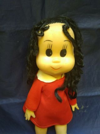 Little Lulu Jumbo Doll Figure Made In Mexico Vintage 70 