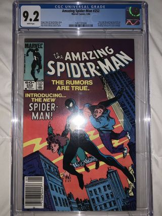 The Spider - Man 252 Cgc 9.  2 (may 1984,  Marvel)