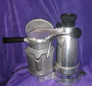 Vintage Salton Electric Cappucino Espresso Maker Removable Cup Model Ex - 3