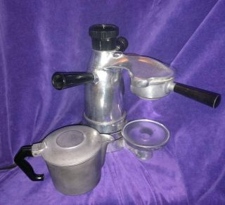 Vintage Salton Electric Cappucino Espresso Maker removable cup Model EX - 3 3