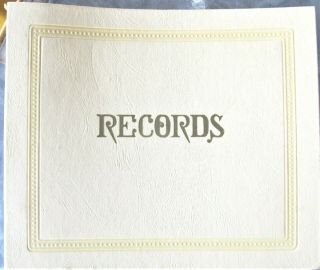 45 Rpm 7 - Inch Record Album Binder Holder Storage Book Holds 12 Records White