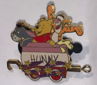 Disney Pin Pooh Tigger Eeyore Train Mystery Tin Character 2007
