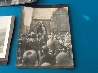 Antique Scottish Boys Brigade And Scouts Church Parade Photograph