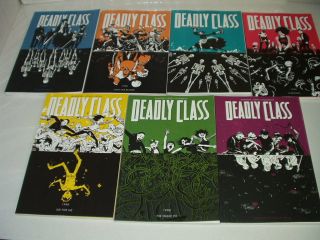 Deadly Class 1 2 3 4 5 6 7 Tpb Set Rick Remender Image Comics
