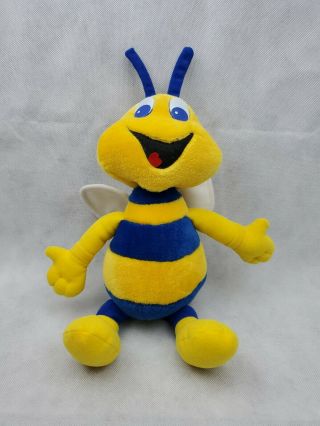 Bit - O - Honey Bee Candy Advertising Plush Bee Mascot Blue Yellow 16 "