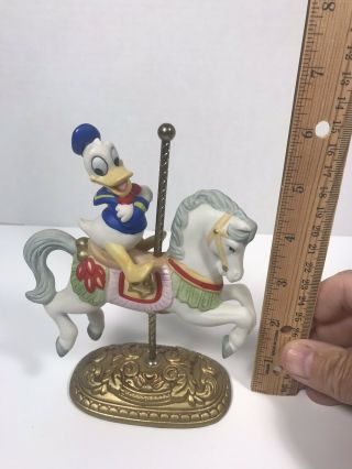 England Collectors Society Disney Character Carousel Figure Donald Duck