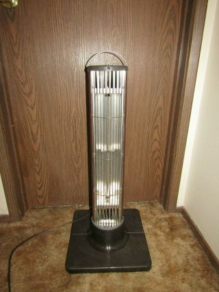Presto Quartz Heater Vintage Duo Glowing Radiant Heat Retro Faux Walnut