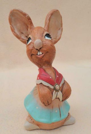 Great Immaculate Pendelfin " Thin Neck Mother Rabbit " Stoneware Large Figure