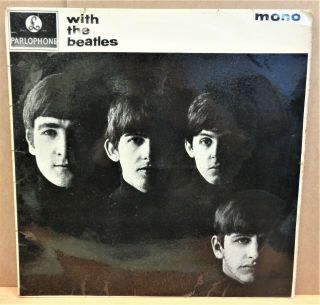 The Beatles With The Beatles Og Uk Mono Parlophone Lp Pmc1206 Xex 447 - 1n/1n Clip