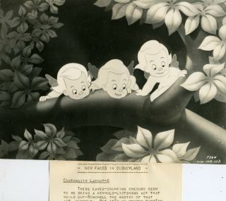 Disney Fantasia Continuity Layout Photo Release Cherubs
