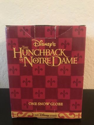 Disney Snowglobe The Hunchback Of Notre Dame Esmeralda