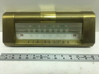 Vintage Rca Radio Bezel & Glass Station Dial Chassis Rk - 117 Parts