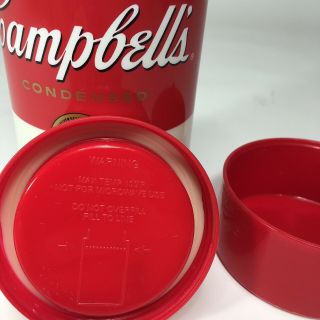 Vintage Campbell Soup Can - Tainer Insulated Hot Food Thermos Container 1998 3