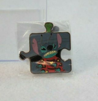 Disney Character Connection Mystery Le 600 Pin Puzzle Lilo & Stitch Chaser Alien