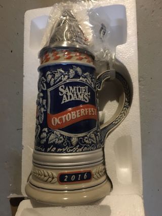 2016 Samuel Adams Octoberfest Collectible Limited Edition 1812 Beer Stein