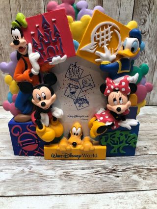Walt Disney World Mickey Mouse And Friends Picture Frame 5x6