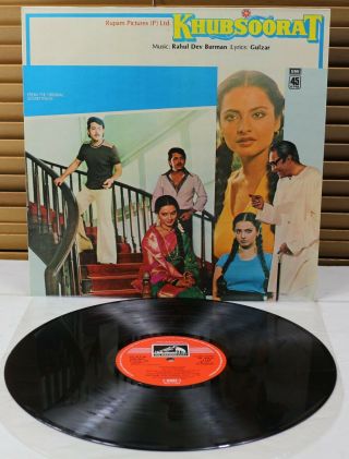 45 Nlp 1124 (1st Ed. ) Khubsoorat – Ost R.  D.  Burman - Bollywood / Funk Lp