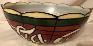 Coca Cola Tiffany Style Stained Glass Plastic Floor Lamp Shade 2