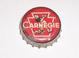 Carnegie Beer Pa Tax Cork Bottle Cap - Tough Cap - Pittsburgh,  Pa