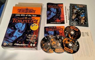 Planescape: Torment (pc,  1999) Big Box Complete Game Black Isle Cd Rom Vintage