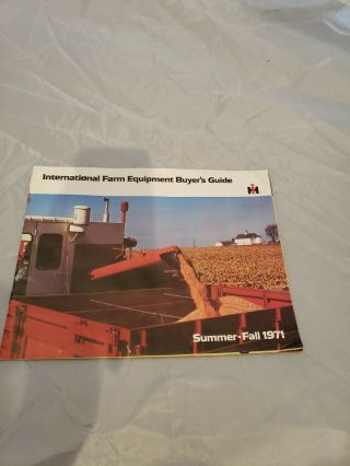 International Harvester Farm Equipment Buyer 