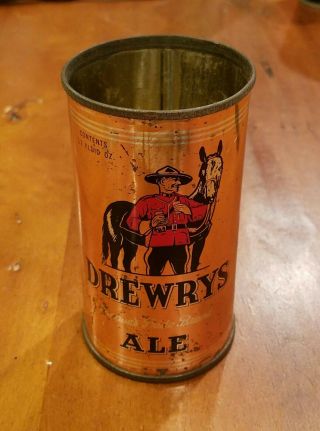 Indoor 1930s Drewrys Ale Oi Flat Top Beer (usbc 55 - 25) From Indiana - Sweet