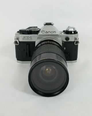 Vintage Canon Ae - 1 35mm Film Camera With Fd 135 Mm Lens