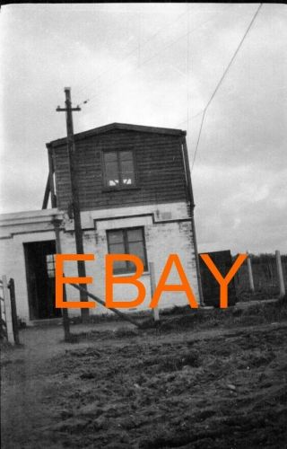 2x Two Old Negatives.  Small Shed Type Building At Croydon Airport.  C1920 