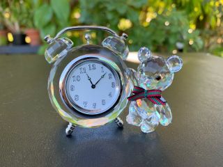 Swarovski Kris Bear Table Clock 212687.