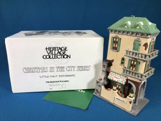 Dept.  56 Christmas In The City Little Italy Ristorante Heritage Village 55387