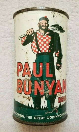 Paul Bunyan Flat Top Beer Can Wisconsin Brewing Co.