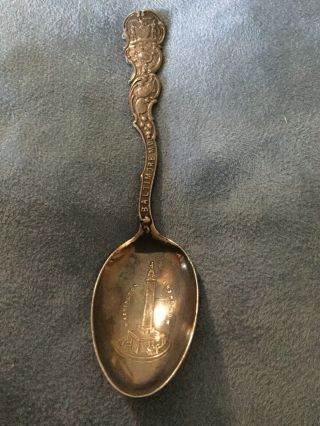 Vintage Silver Spoon 5 1/2 Inch Baltimore Md Washington Monument Battle