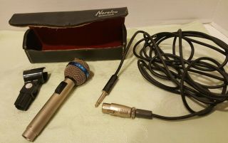 Vintage Akg D707hi Microphone With T3f 3 - Pin And 25 - 30 