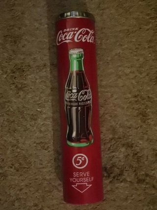 1999 Red Plastic Coca Cola Cup Dispenser