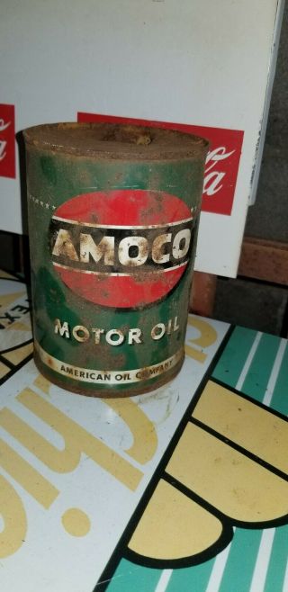 Amoco Motor Oil Can